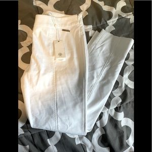 New, white, Tory Burch, dressing pants